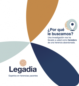 folleto herederos encontrados legadia